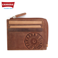 CARRERA - PORTACARTE UOMO CON ZIP IN PELLE