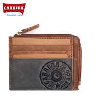 CARRERA - PORTACARTE UOMO CON ZIP IN PELLE