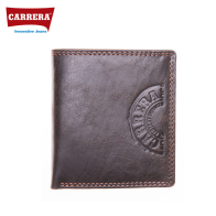 CARRERA - PORTAFOGLIO UOMO VERTICALE CON PORTAMONETE IN PELLE
