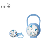 ATELIER - CONFEZIONE PINZA + SCATOLA PORTACIUCCIO ELEFANTINO CUORE VARI COLORI