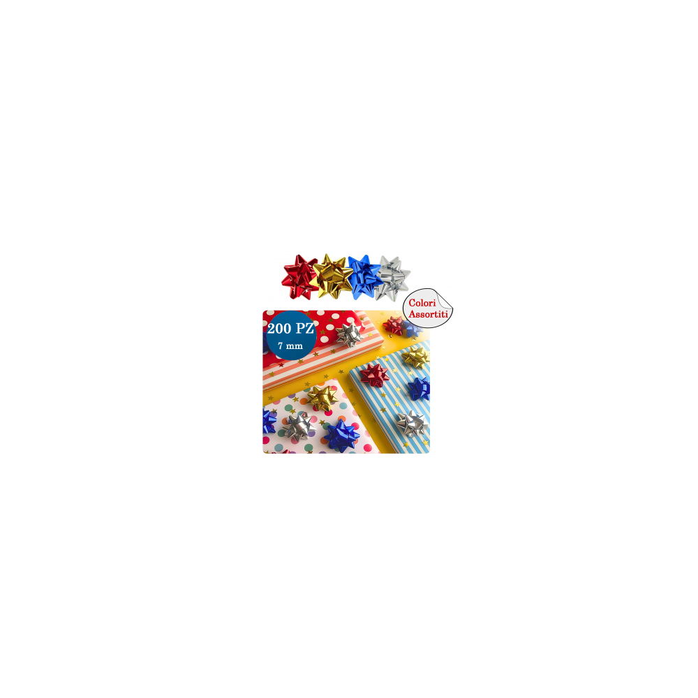 KARTAL - COCCARDE METALIZZATE 7MM COLORI ASSORT. CONF DA PZ 200 KARTAL - COCCARDE METALIZZATE 7MM COLORI ASSORT. CONF DA PZ 200