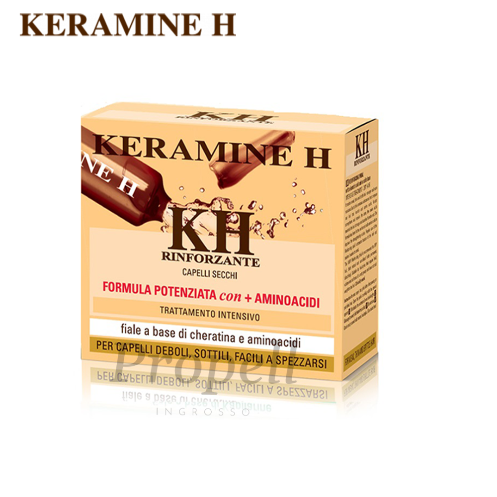KERAMINE H - RINFORZANTE AVORIO 10 FIALE DA 10 ML CAPELLI SECCHI