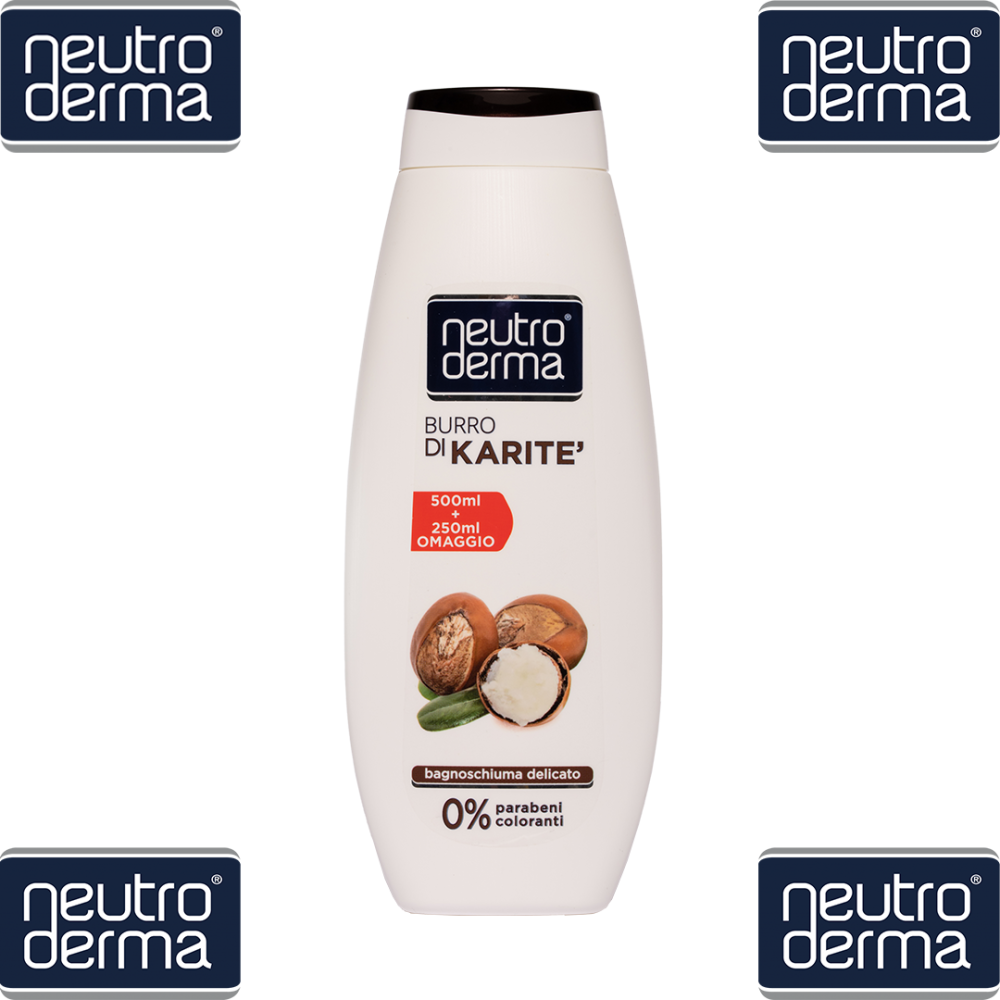 NEUTRODERMA - BAGNOSCHIUMA IPOALLERGENICO CON 0% PARABENI VARIE PROFUMAZIONI