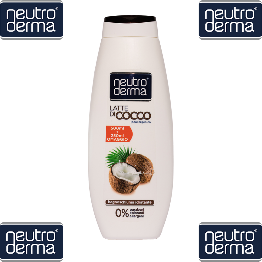 NEUTRODERMA - BAGNOSCHIUMA IPOALLERGENICO CON 0% PARABENI VARIE PROFUMAZIONI