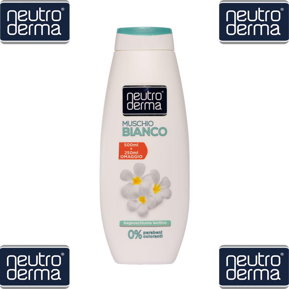 NEUTRODERMA - BAGNOSCHIUMA IPOALLERGENICO CON 0% PARABENI VARIE PROFUMAZIONI