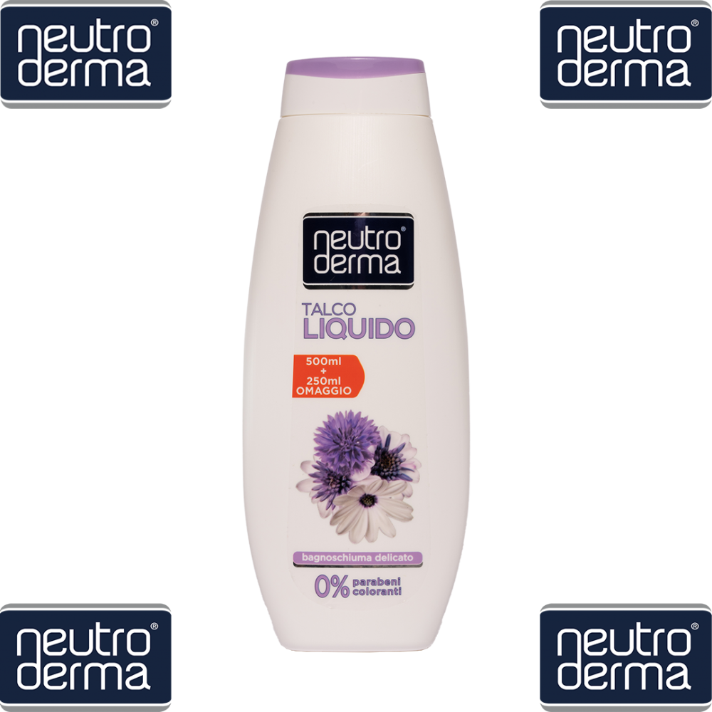 NEUTRODERMA - BAGNOSCHIUMA IPOALLERGENICO CON 0% PARABENI VARIE PROFUMAZIONI