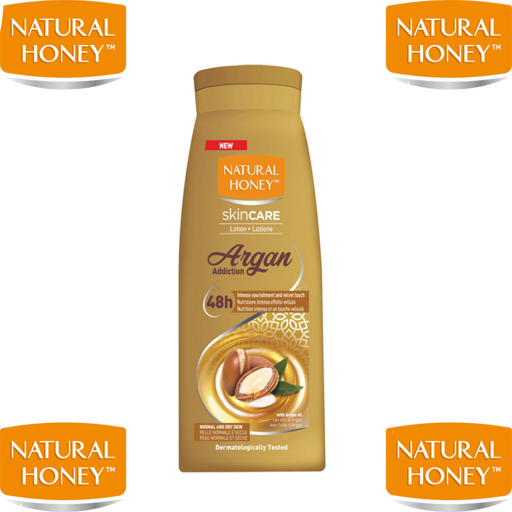 NATURAL HONEY - LOZIONE CORPO ARGAN 400 ML 48h NATURAL HONEY - LOZIONE CORPO ARGAN 400 ML 48h