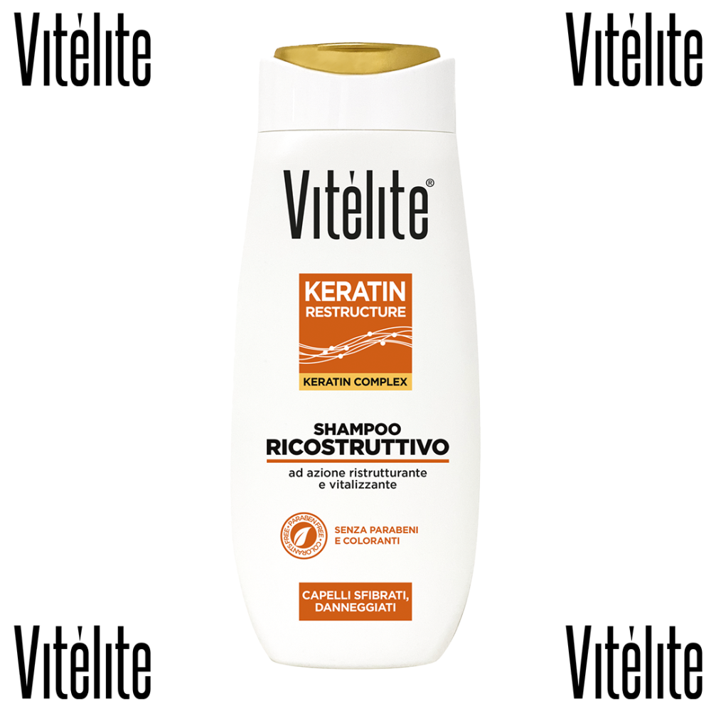 VITELITE - KERATIN RESTRUCTURE SHAMPOO 250ML 0% PARABENI