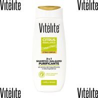 VITELITE - 2 IN 1 PURIFICANTE CITRUS REBANCE SHAMPO+BALSAMO 250ML CON  0% PARABENI