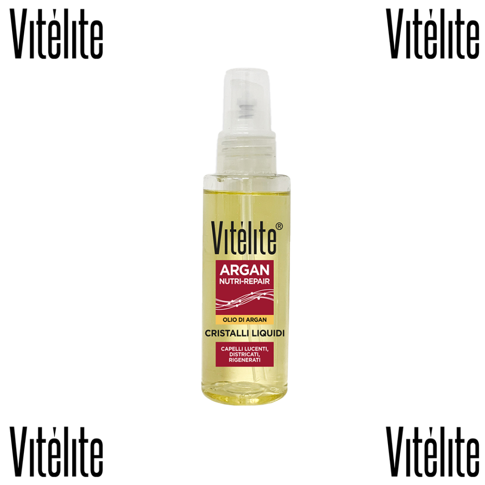 VITELITE - ARGAN NUTRI-REPAIR CRISTALLI LIQUIDI 100 ML CAPELLI LUCENTI, DISTRICATI E RIGENERATI