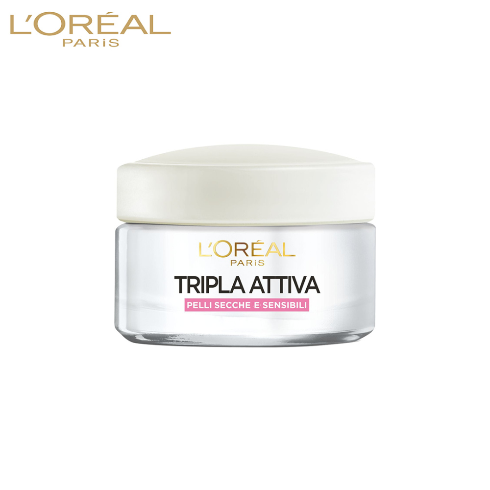 L'OREAL PARIS - TRIPLA ATTIVA GIO PSS 50ML PELLI SECCHE E SENSIBILI