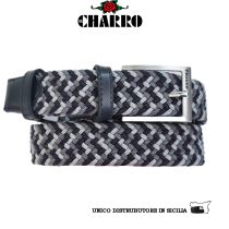 EL CHARRO - CINTURA UOMO ELASTICO E PELLE