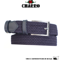EL CHARRO - CINTURA UOMO ELASTICO E PELLE