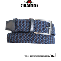 EL CHARRO - CINTURA UOMO ELASTICO E PELLE