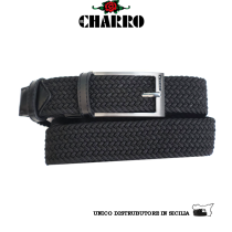 EL CHARRO - CINTURA UOMO ELASTICO E PELLE