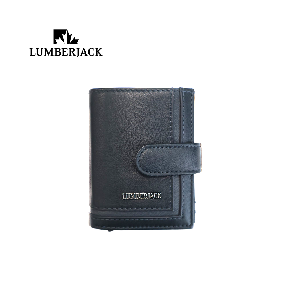 LUMBERJACK - METAL CARD CASE UOMO IN PELLE