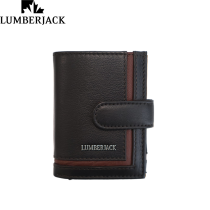 LUMBERJACK - METAL CARD CASE UOMO IN PELLE