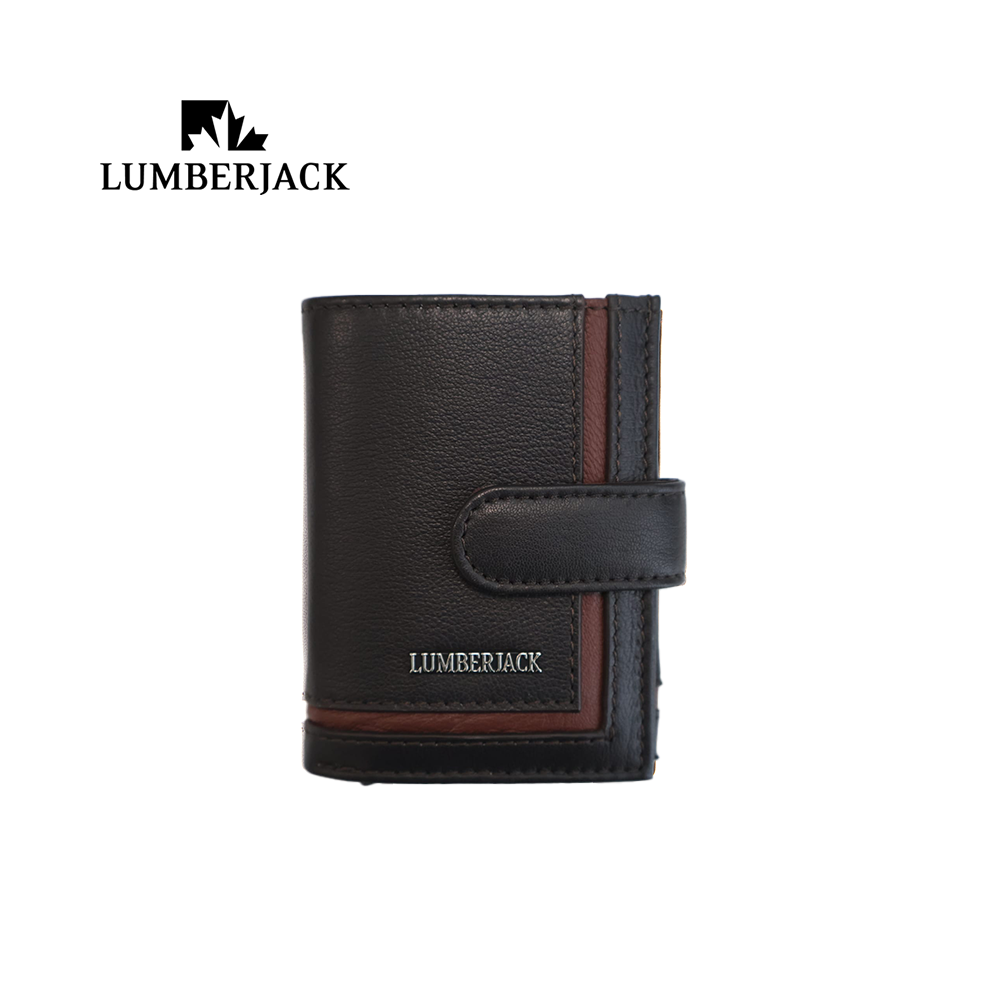 LUMBERJACK - METAL CARD CASE UOMO IN PELLE
