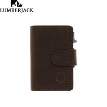 LUMBERJACK - METAL CARD CASE UOMO IN PELLE