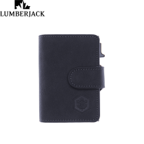 LUMBERJACK - METAL CARD CASE UOMO IN PELLE