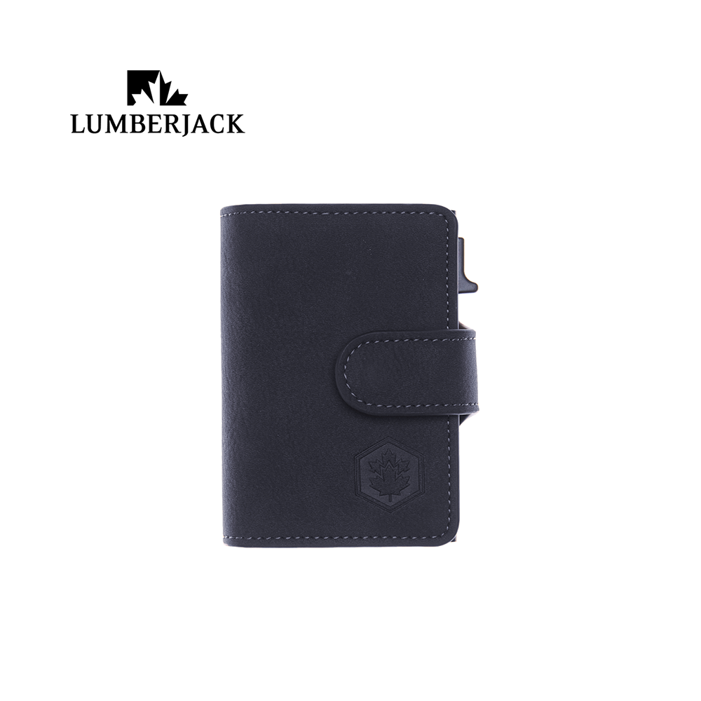 LUMBERJACK - METAL CARD CASE UOMO IN PELLE