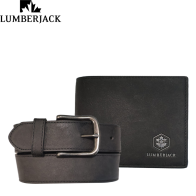 LUMBERJACK - CONFEZIONE REGALO UOMO CON PORTA DOCUMENTI E CINTURA