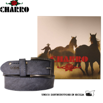 EL CHARRO - CINTURA UOMO SINTETICO FODERA PELLE