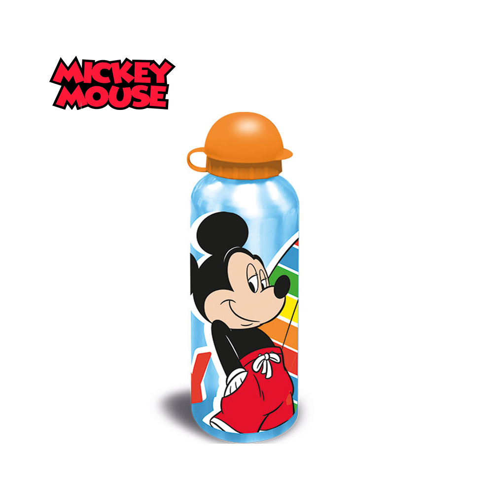 MICKEY MOUSE - BORACCIA IN ALLUMINIO 500ML ASS. IN 3 DISEGNI MICKEY MOUSE - BORACCIA IN ALLUMINIO 500ML ASS. IN 3 DISEGNI