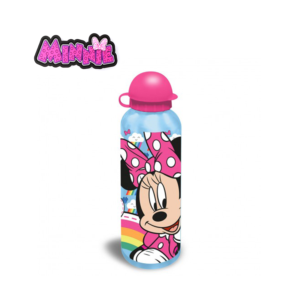MINNIE - BORRACCIA IN ALLUMINIO 500ML ASSORTITO IN 3 DISEGNI MINNIE - BORRACCIA IN ALLUMINIO 500ML ASSORTITO IN 3 DISEGNI