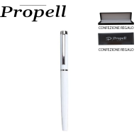 PENNA BIRO BIANCA CON BRILLANTI