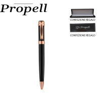 PENNA BIRO NERO E ORO ROSA