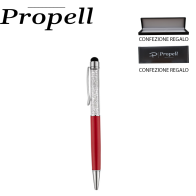 PENNA BIRO ROSSA CON BRILLANTI