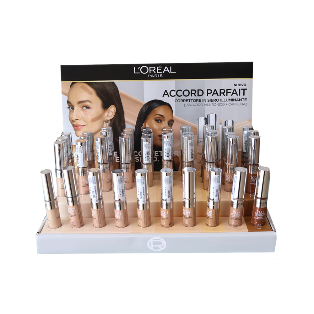 L'OREAL PARIS - EXPO CORRETTORE IN SIERO ILLUMINANTE NUOVO ACCORD PARFAIT