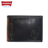 CARRERA - PORTAFOGLIO UOMO CON PORTA DOCUMENTI IN PELLE