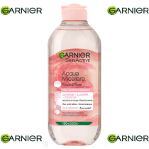 GARNIER - SKIN ACTIVE ACQUA MICELLARE ACQUA DI ROSE 400ML PELLI SPENTE E SENSIBILI