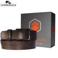 LUMBERJACK - CINTURA UOMO IN PELLE MONOSTRATO