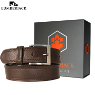 LUMBERJACK - CINTURA UOMO IN PELLE MONOSTRATO