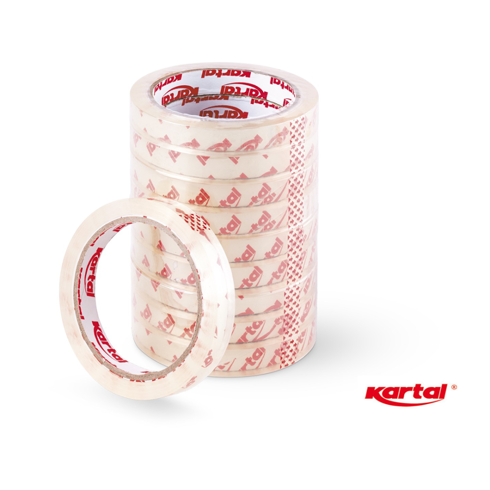 KARTAL - TORRE NASTRO ADESIVO 15 MM x 66 MT CONF PZ 10 KARTAL - TORRE NASTRO ADESIVO 15 MM x 66 MT CONF PZ 10