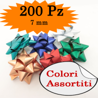 KARTAL - COCCARDE 7 MM  COLORI ASSORTITI CONF DA PZ 200