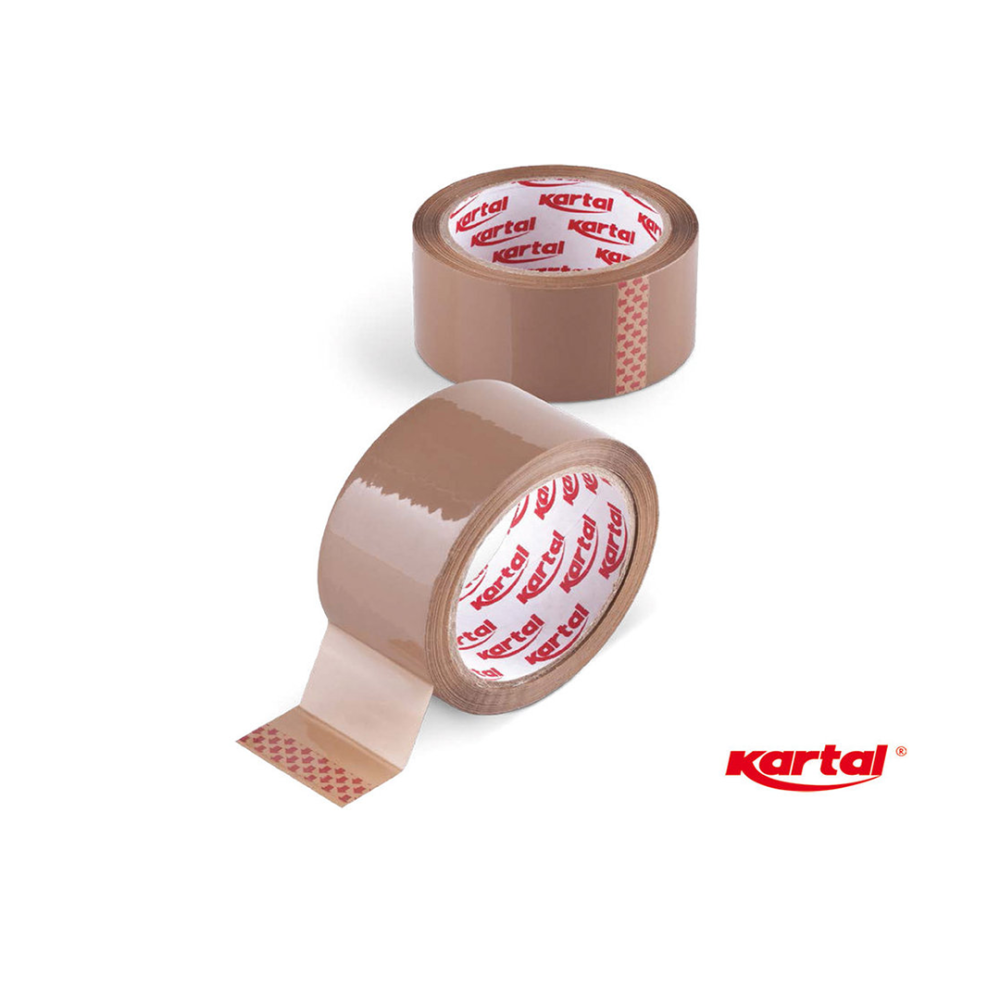 KARTAL - NASTRO DA IMBALLAGGIO AVANA 48 MM x 50 MT CONF DA PZ 6 KARTAL - NASTRO DA IMBALLAGGIO AVANA 48 MM x 50 MT CONF DA PZ 6