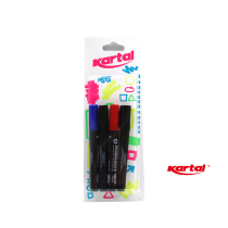 KARTAL - BLISTER MARKER PERMANENT PUNTA MAXI ASSORTITICONF DA PZ 4