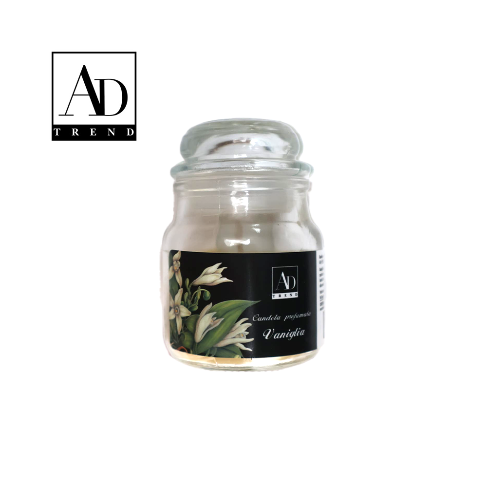 AD TREND - CANDELA PROFUMATA BARATTOLO VETRO AD TREND - CANDELA PROFUMATA BARATTOLO VETRO