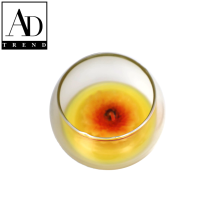 AD TREND - CANDELA MARGHERITA PROFUMATA CON VASETTO IN VETRO DIAM.CM.7 x H. CM.5