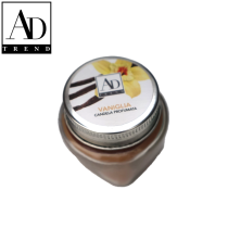 AD TREND - CANDELA PROFUMATA CON VASETTO VETRO EXPO 24 ASSORTITO 6 FRAGRANZA  DIAM.CM.5,5 x H. CM.5,5