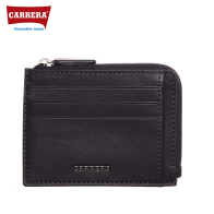 CARRERA - PORTACARTE UOMO CON ZIP IN PELLE