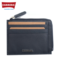 CARRERA - PORTACARTE UOMO CON ZIP IN PELLE