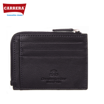 CARRERA - PORTACARTE UOMO CON ZIP IN PELLE