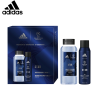 ADIDAS - UEFA CHAMPIONS LEAGUE DOCCIASCHIUMA 250 ML + DEO SPRAY 150 ML