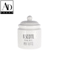 AD TREND - BARATTOLO CERAMICA ASSORTITO 2 DECORI DIAM CM.15 x H 20