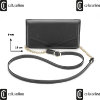 CELLULARLINE - MINI BAG PETIT CUSTODIA CON TRACOLLA - NERO